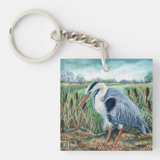 Geest van de Reiger Sleutelhanger (voorkant)