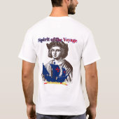 Geest van de reis wit t-shirt (Achterkant)
