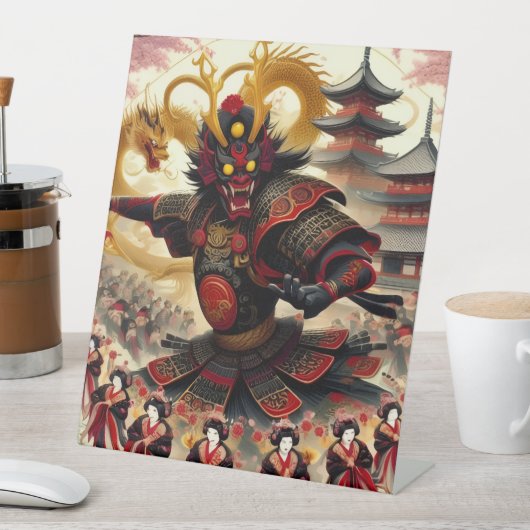 Geest van de Samurai Reclamebord Met Voetstuk (Insitu)