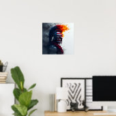 Geest van de Spartaan Poster (Thuiskantoor)