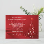 Geest van de uitnodiging voor het uitzenden van he (Staand voorkant)