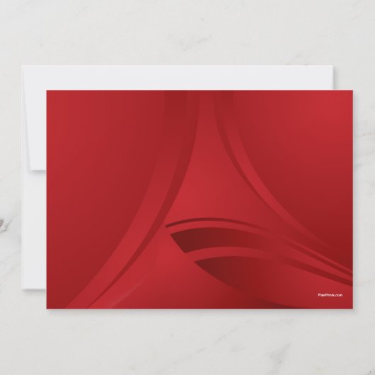 Geest van de uitnodiging voor het uitzenden van he (Achterkant)