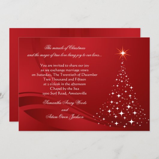 Geest van de uitnodiging voor het uitzenden van he (Voorkant / Achterkant)