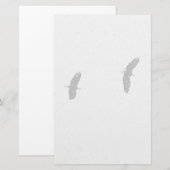 Geest van de vlucht briefpapier (Voorkant / Achterkant)