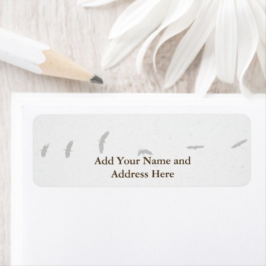 Geest van de vlucht etiket (Insitu)