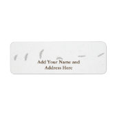 Geest van de vlucht etiket (Voorkant)