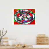 Geest van de wereld kunst poster (Keuken)