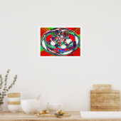 Geest van de wereld kunst poster (Keuken)