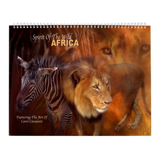 geest van de wild - Africa Art Calendar Kalender (Hoes)