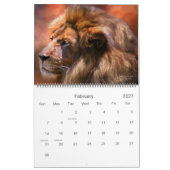 Geest van de Wilde Lion 2011-kalender Kalender (Feb 2027)