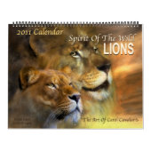Geest van de Wilde Lion 2011-kalender Kalender (Hoes)