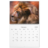 Geest van de Wilde Lion 2011-kalender Kalender (Feb 2026)