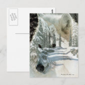 Geest van de wilde natuur briefkaart (Voorkant / Achterkant)
