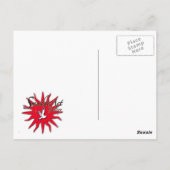 Geest van de wilde natuur briefkaart (Achterkant)