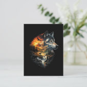 Geest van de Wildernis Briefkaart (Staand voorkant)