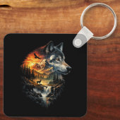 Geest van de Wildernis Sleutelhanger (Achterkant)