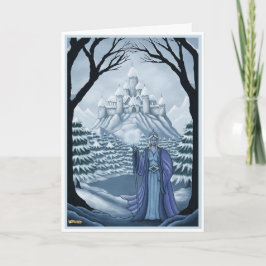 geest van de winterwenskaart basis feestdagen kaart