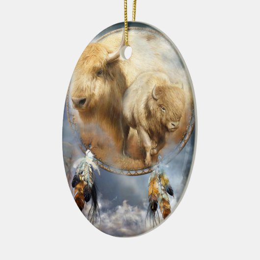 Geest van de witte Buffalo Art Ornament (Links)
