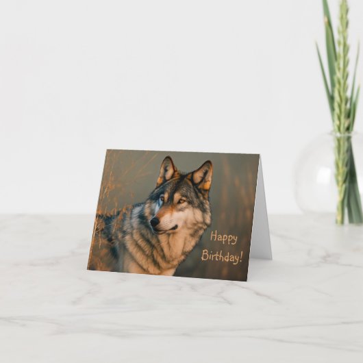 Geest van de Wolf Bedankkaart (Voorkant)