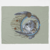 Geest van de Wolf Fleece Deken (Voorkant (Horizontaal))