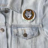 Geest van de Wolf Ronde Button 5,7 Cm (In situ)