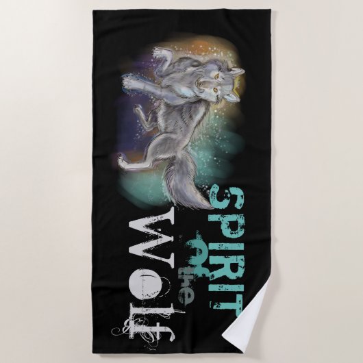 Geest van de Wolf Strandlaken (Voorkant)