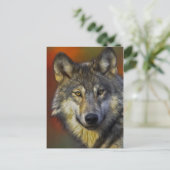 Geest van de Wolf - Therian wolf fotogeschenken Briefkaart (Staand voorkant)