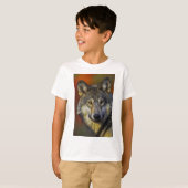 Geest van de Wolf - Therian wolf fotogeschenken T-shirt (Voorkant volledig)
