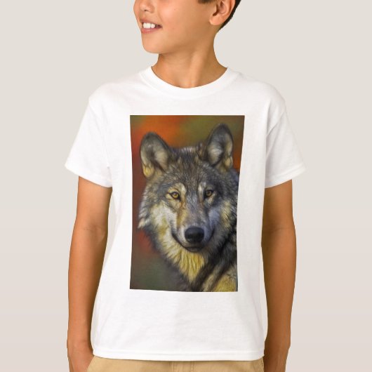 Geest van de Wolf - Therian wolf fotogeschenken T-shirt (Voorkant)