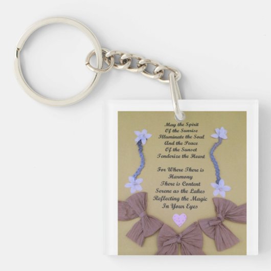 Geest van de zon sleutelhanger (voorkant)