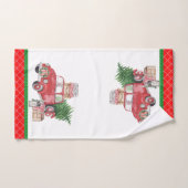 Geest van een landelijke kerstboomslang handdoek (Handdoek)