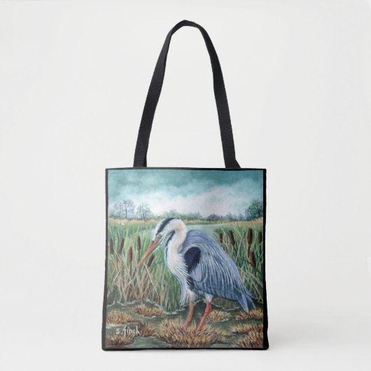 Geest van Heron Tote Bag (Voorkant)