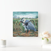 Geest van Heron Vierkante Klok (Huis)