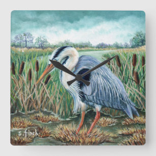 Geest van Heron Vierkante Klok