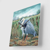 Geest van Heron Vierkante Klok (Hoek)