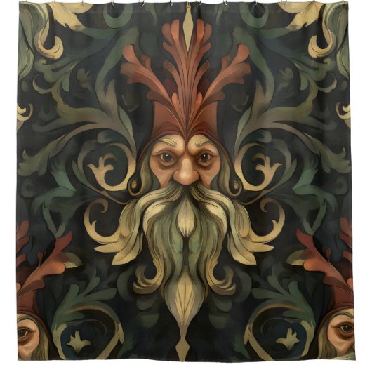 geest van het barokbos douchegordijn (Voorkant)