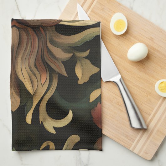 geest van het barokbos theedoek (Quarter Fold)