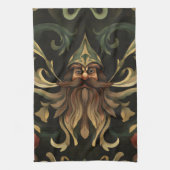geest van het barokbos theedoek (Verticaal)