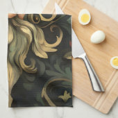 geest van het barokbos theedoek (Quarter Fold)