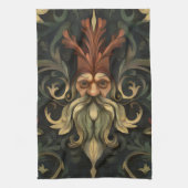 geest van het barokbos theedoek (Verticaal)