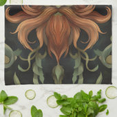 geest van het barokbos theedoek (Gevouwen)