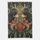 geest van het barokbos theedoek (Verticaal)