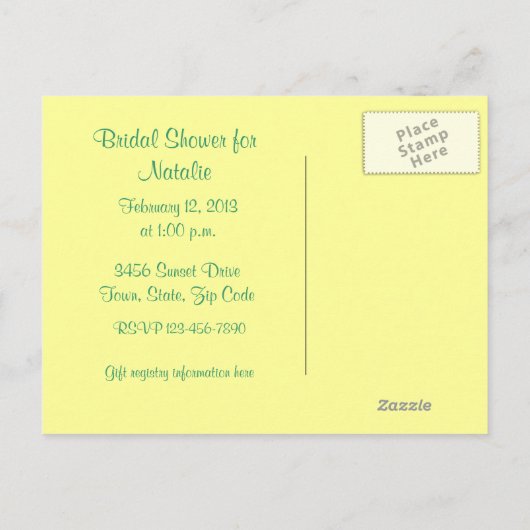 Geest van het Briefkaart van de Nieuwe Nieuw-Zeela (Achterkant)