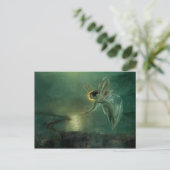 Geest van het Night Victoriaans Fairy Art Briefkaa Briefkaart (Staand voorkant)