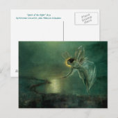 Geest van het Night Victoriaans Fairy Art Briefkaa Briefkaart (Voorkant / Achterkant)