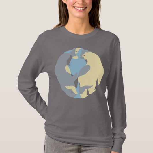 Geest van het Noord-T-shirt Wildlife Art Shirt (Voorkant)