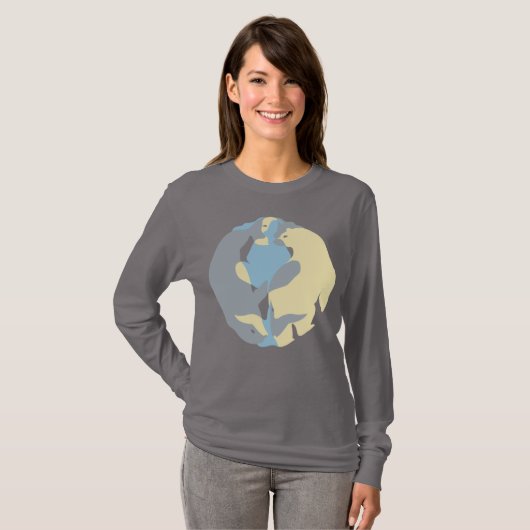 Geest van het Noord-T-shirt Wildlife Art Shirt (Voorkant volledig)