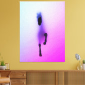 Geest van het Paard – Abstracte Wandkunst Canvas Afdruk (Insitu (Woonkamer))