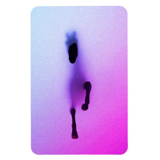 Geest van het Paard – Abstracte Wandkunst Magneet (Verticaal)