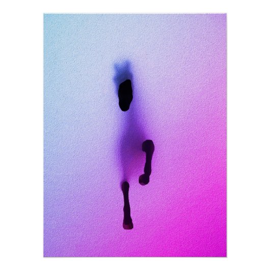 Geest van het Paard – Abstracte Wandkunst Perfect Poster (Voorkant)